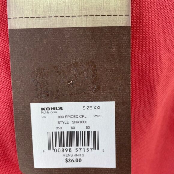 NWT Sonoma Life + Style Polo Shirt Size XXL - Picture 3 of 8